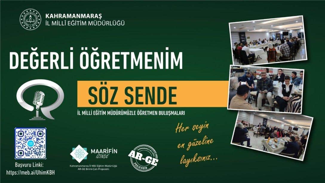 Değerli Öğretmenim Söz Sende